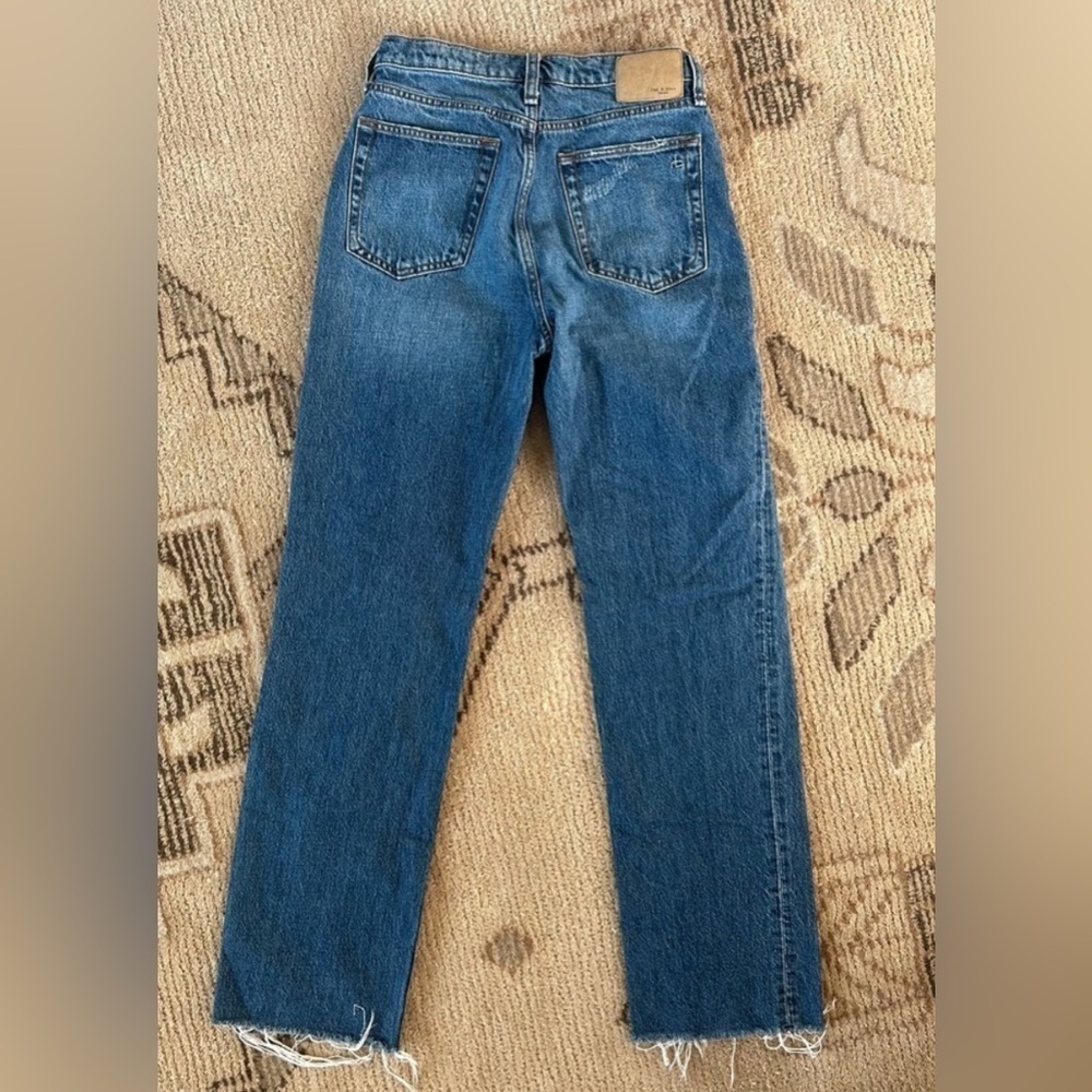 Rag & Bone Alex High Rise Straight Leg Jeans Size 25 - Picture 4 of 10